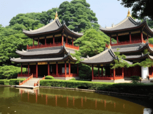Tai Chi Training- was gibst du mir - Parkanlage in China zum üben